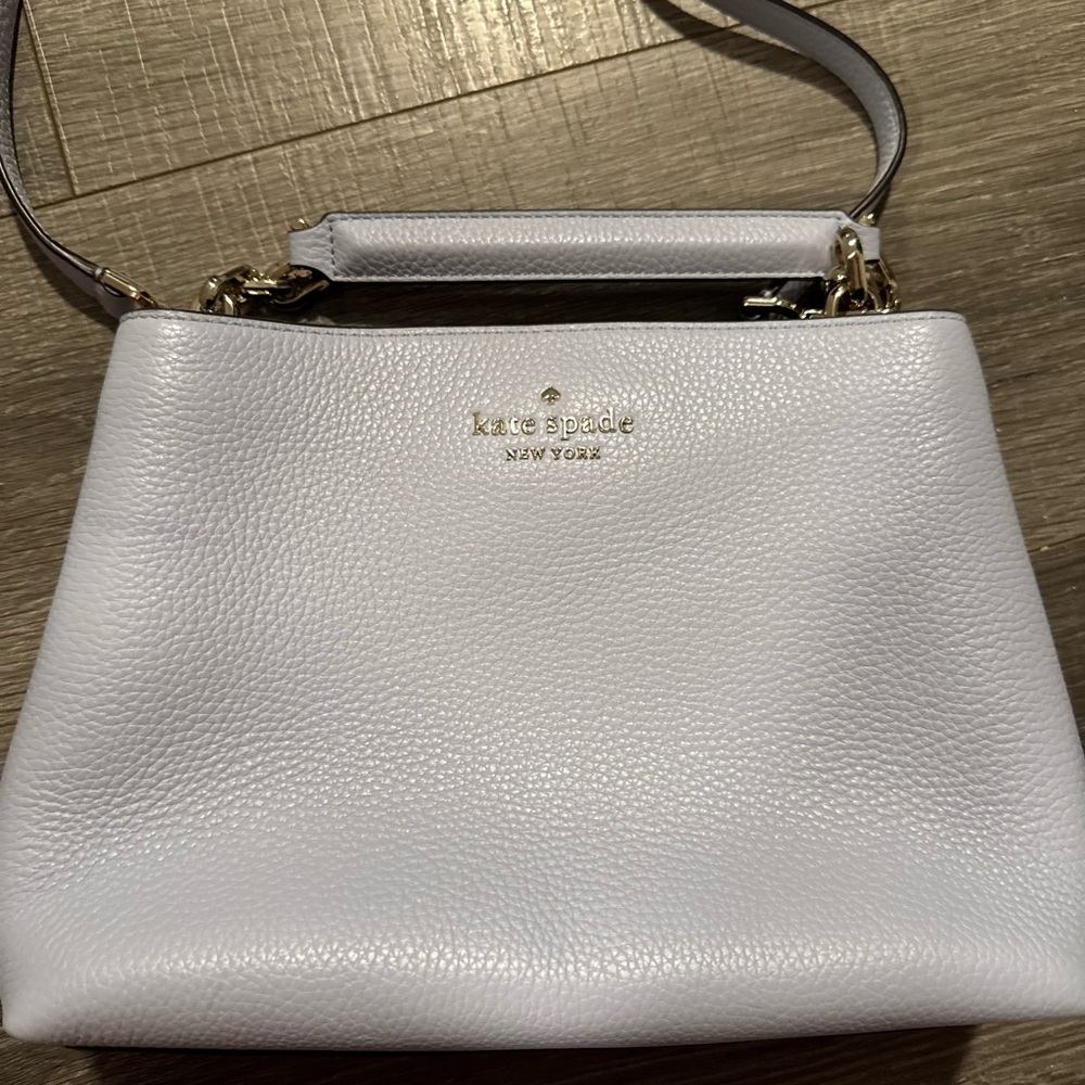 Kate Spade Light Gray Shoulder Bag